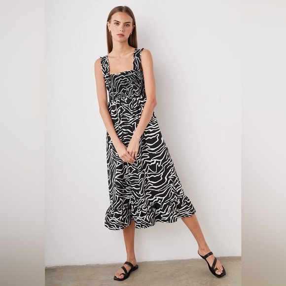 Rails Rumi Dress Contour Lines wedding vacation - Picture 1 of 12